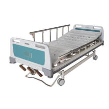 Aluminium Alloy Side Rails Manual Crank 3 Functions Medical Nursing Bed